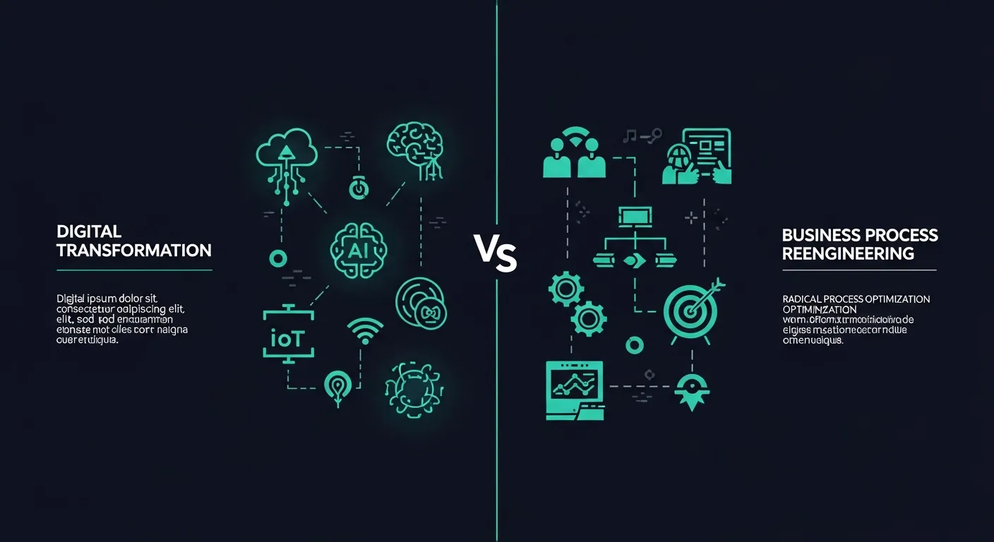 Digital Transformation vs Business Process Reengineering: Ultimate Comparison