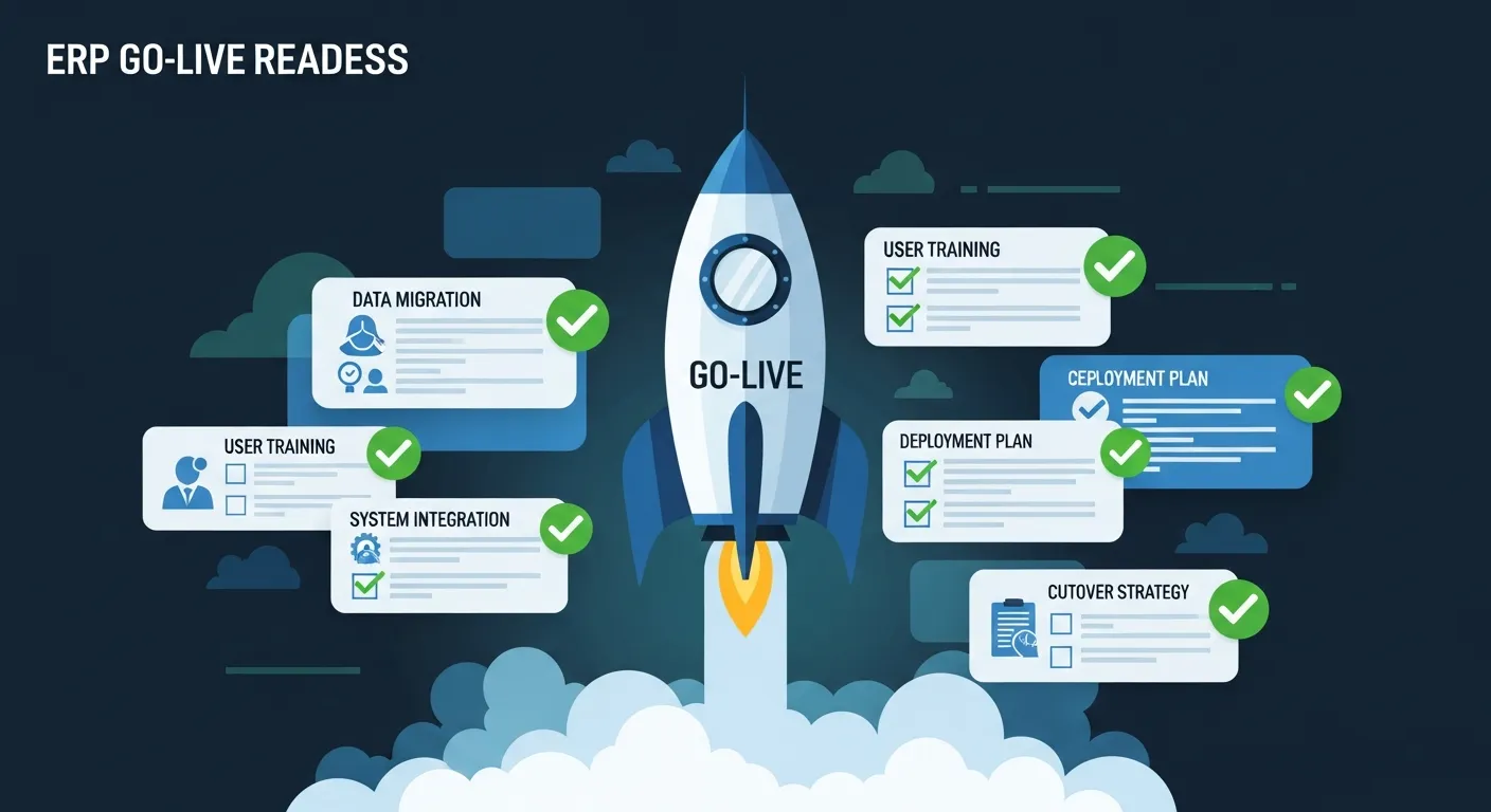 ERP Go Live Readiness Checklist: Set Your Business Up for Operational Success