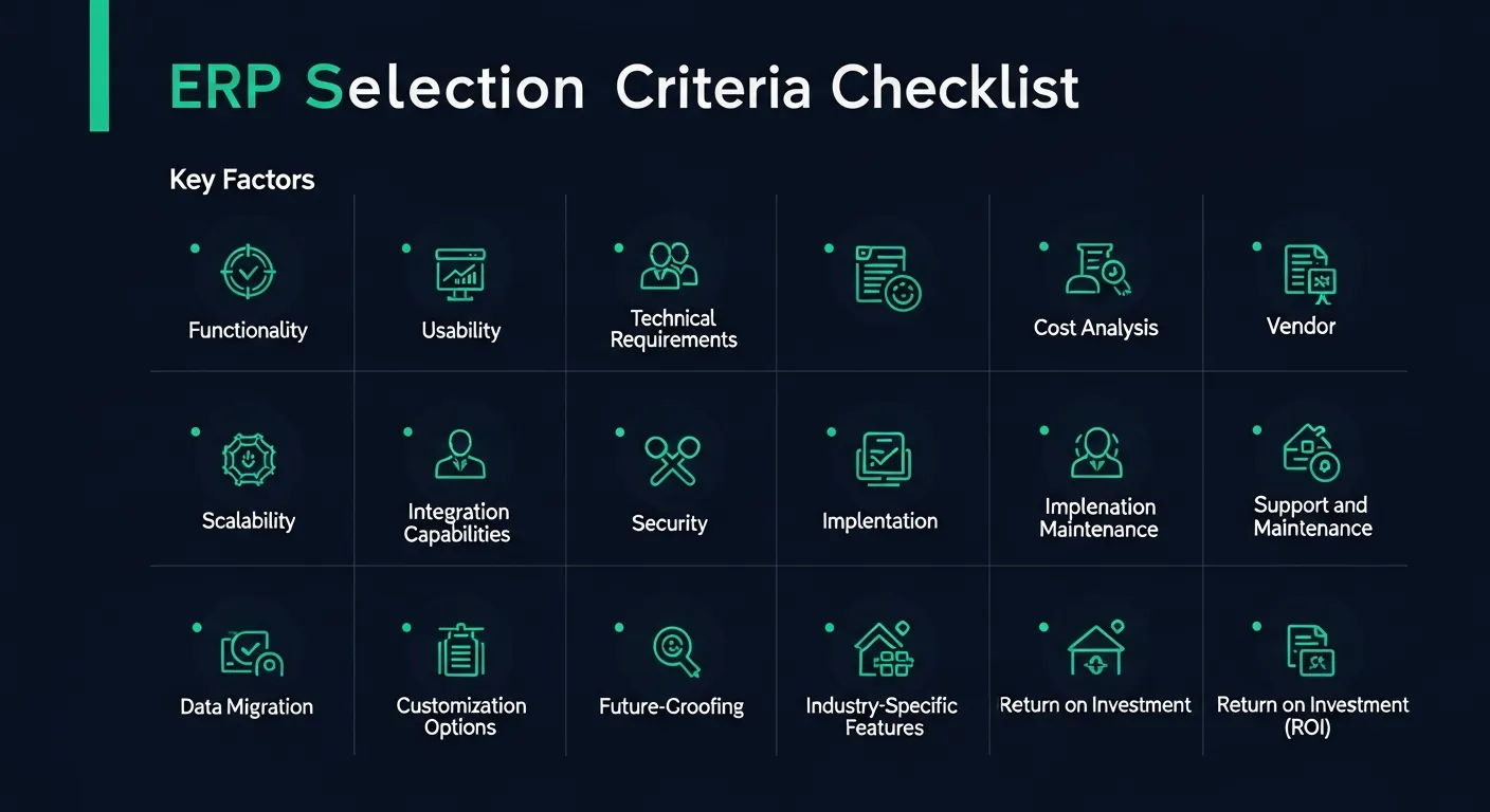 ERP Selection Criteria Checklist: A Proven Path to the Perfect Implementation