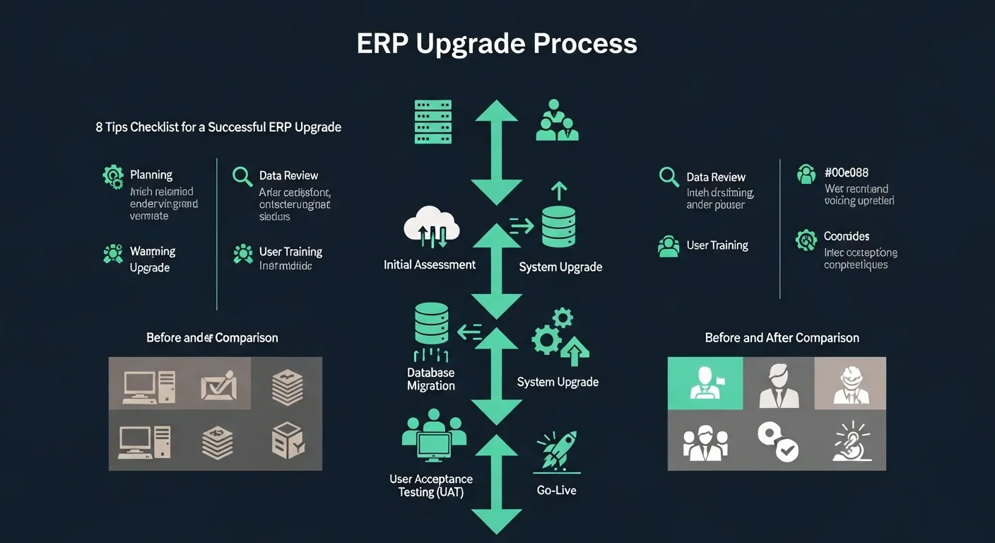 ERP Upgrade: 8 Successful Tips, Process, Guide To Get Started